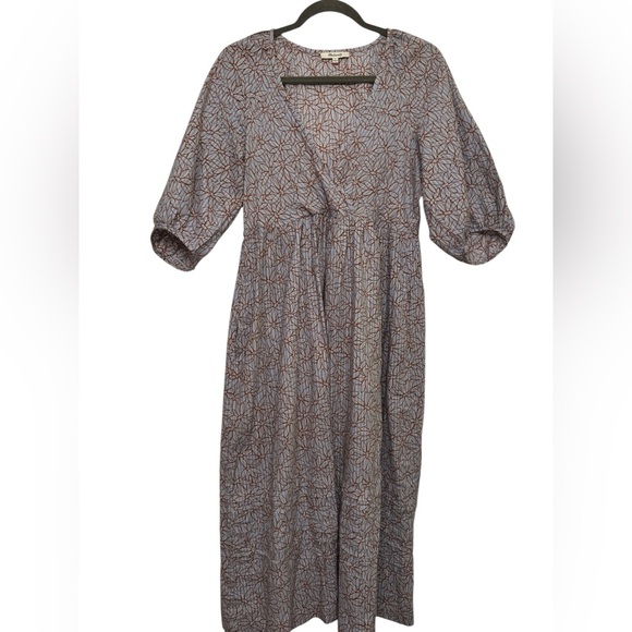 Madewell Floral Print Marianna Puff Sleeve sz Small - Picture 4 of 13